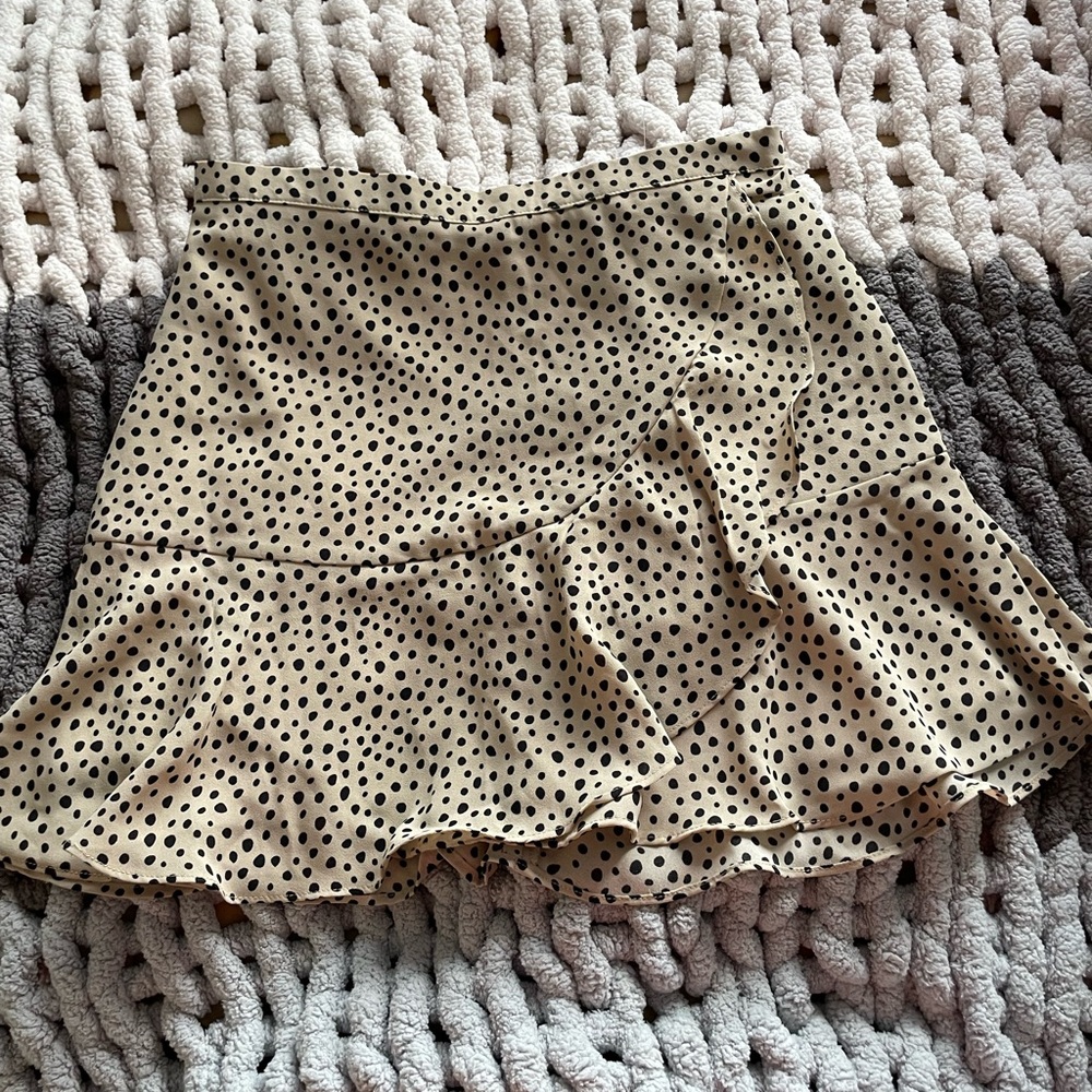 Ruffled Polka Dot Skirt